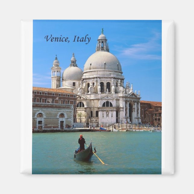 Venedig, Italien (av St.K.) Magnet (Framsidan)