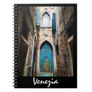 Venedig, Italien - bärbar dator med venetianska dö Anteckningsbok