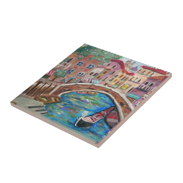 Venedig italien belägger med tegel kakelplatta (Sidan)