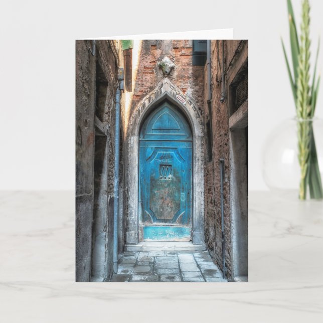 Venedig, Italien-blankt fotohälsningskort Kort (Framsida)
