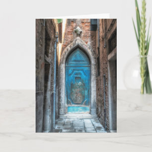 Venedig, Italien-blankt fotohälsningskort Kort