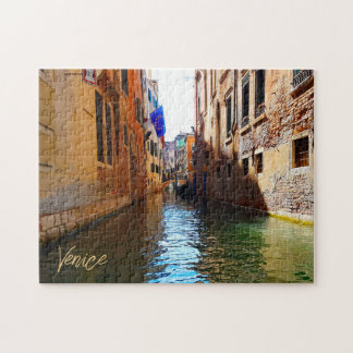 Venedig Italien Canal Living Söt Little Bridge Pussel