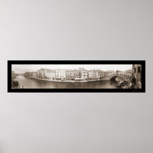 Venedig Italien Canal Photo 1909 Poster