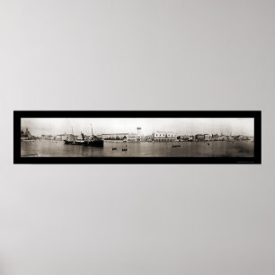Venedig Italien Canal Photo 1909 Poster