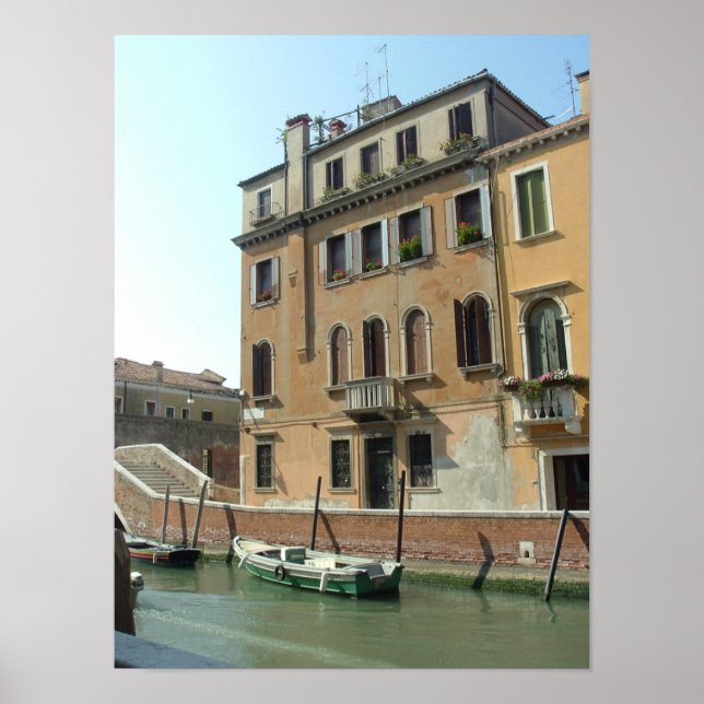 Venedig Italien Canal Poster (Framsidan)