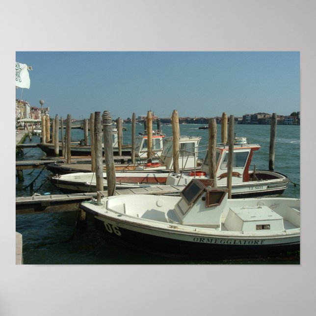 Venedig Italien Canals Poster (Framsidan)