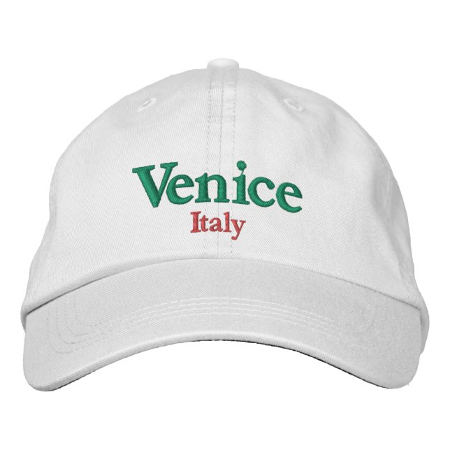 Venedig Italien City Pride Broderad Keps (Framsida)