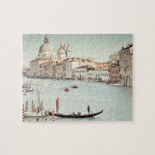 Venedig italien den storslagna kanalen pussel
