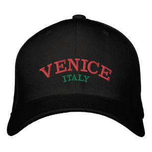Venedig Italien Embroderad Anpassningsbar Hat Broderad Keps