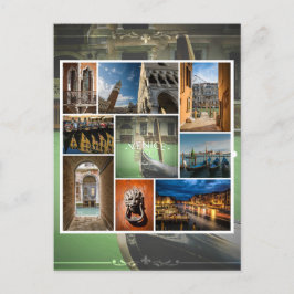 Venedig, Italien, Europa vykort