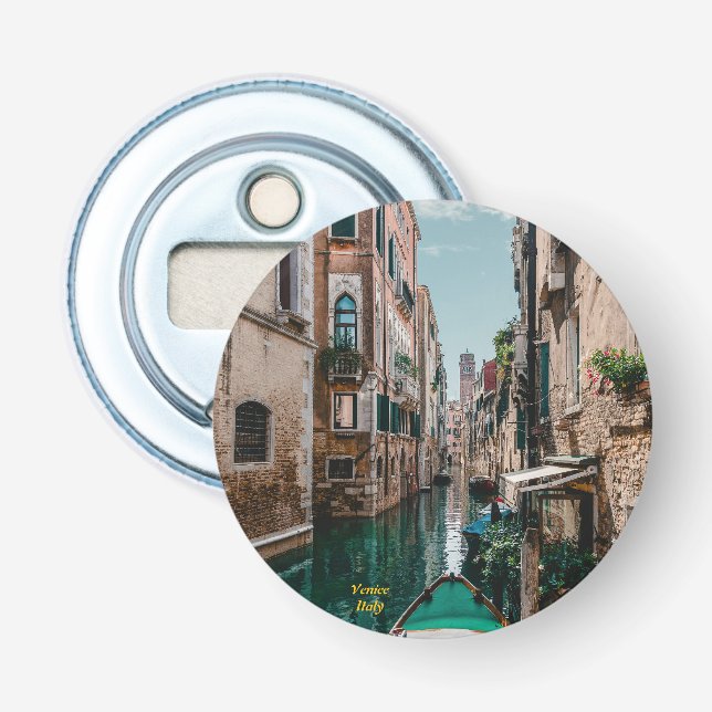 Venedig-Italien Flytande stad Flasköppnare (Framsidan)