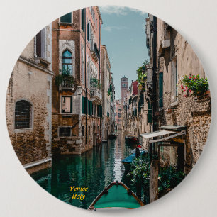 Venedig-Italien Flytande stad Knapp