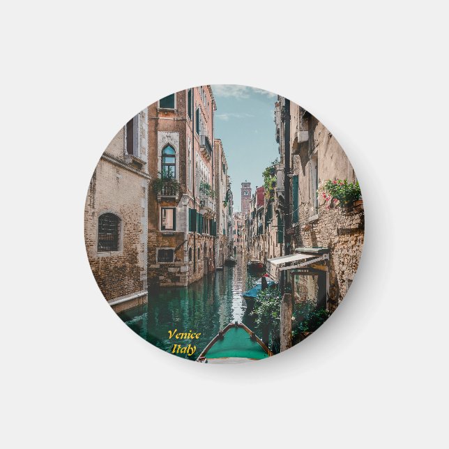 Venedig-Italien Flytande stad Magnet (Framsidan)