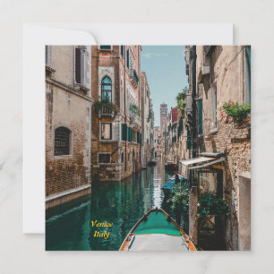 Venedig-Italien Flytande stad Spara Datumet