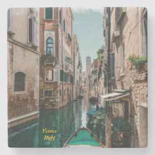 Venedig-Italien Flytande stad Stenunderlägg