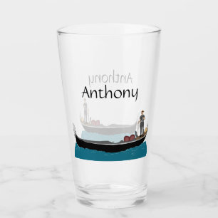 Venedig, Italien Gondola och Gondolier Glaskopp