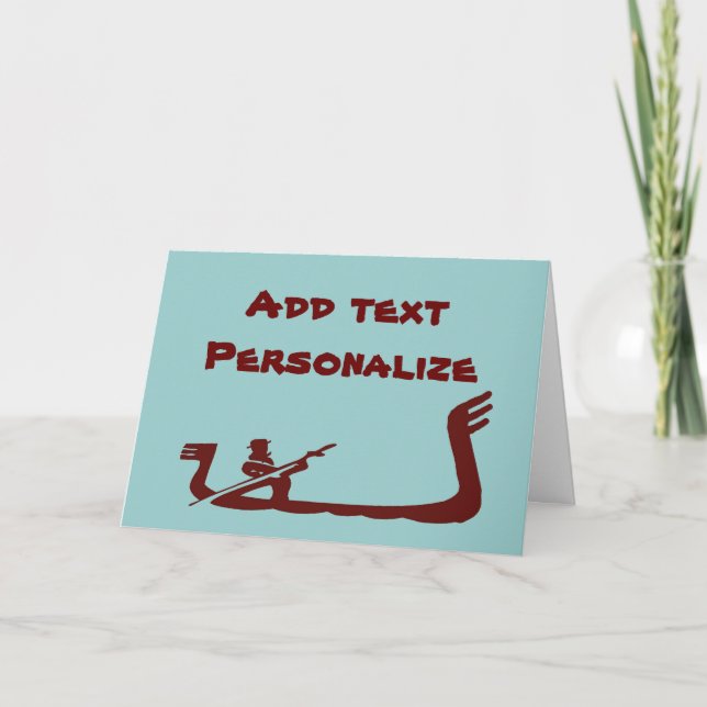 Venedig Italien Gondola Party Inbjudan (Framsida)