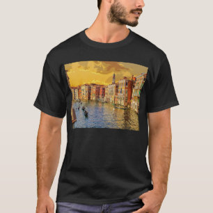 Venedig Italien Gondola Waterway Byggnad #15 T Shirt