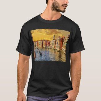 Venedig Italien Gondola Waterway Byggnad #15 T Shirt