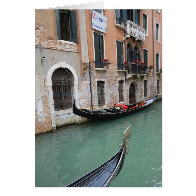 Venedig, Italien Hälsningskort (Framsidan)