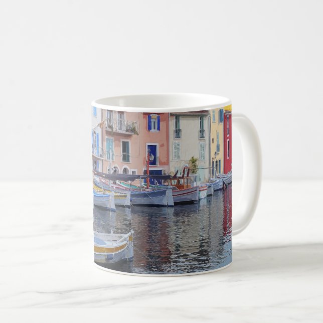 Venedig Italien Harbor Waterway Byggnad #14 Kaffemugg (Framsida höger)