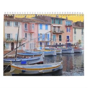 Venedig Italien Harbor Waterway Byggnad #14 Kalender