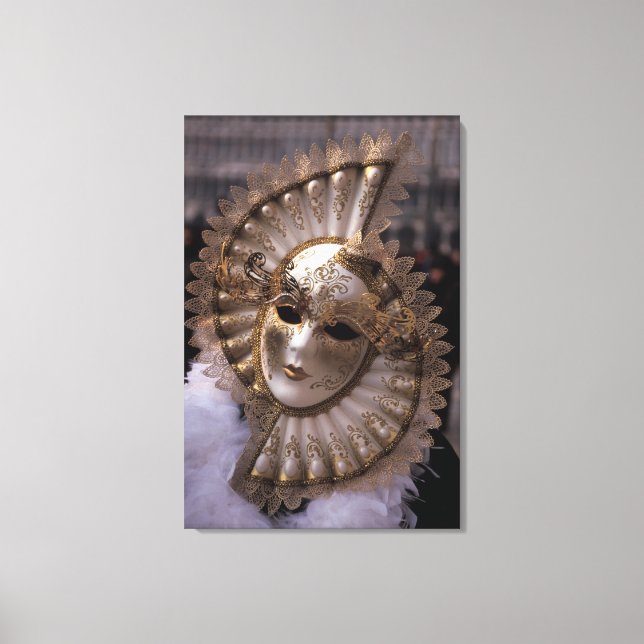 Venedig, Italien (IT) - Maskerad Canvastryck (Framsida)