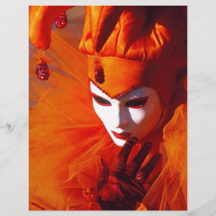 Venedig, Italien (IT) - Orange Karnival Costume