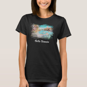** Venedig Italien Italienska språket Venezia AP12 T Shirt