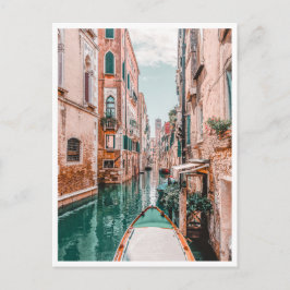 Venedig Italien Kanal Europeisk Sommar Resa Foto Vykort