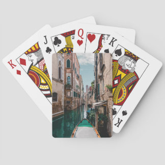 Venedig Italien Kanal Scen Casinokort