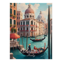 Venedig Italien Kanaler Resaaffisch