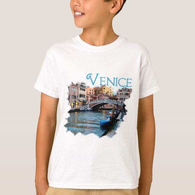 Venedig, Italien: Längs kanalen T Shirt (Framsida)