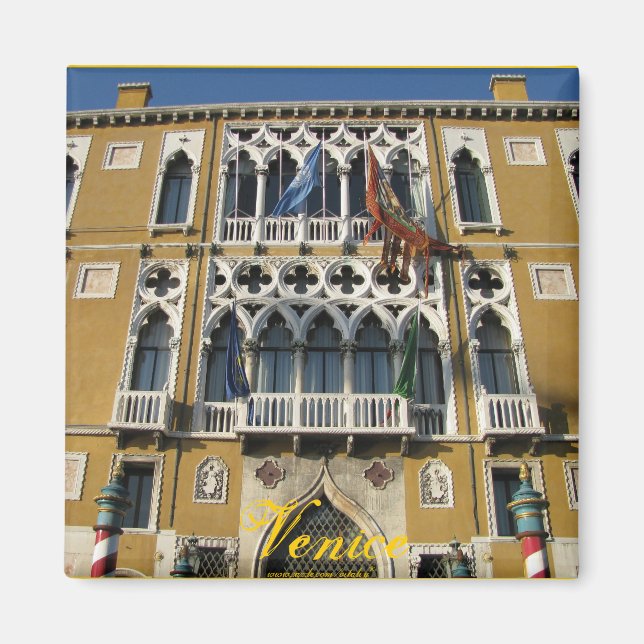 Venedig, Italien magnet (Framsidan)