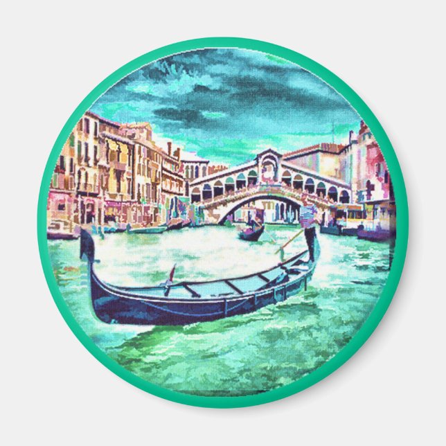 Venedig, Italien Magnet (Framsidan)