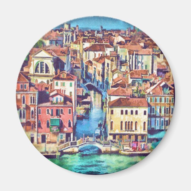 Venedig, Italien Magnet (Framsidan)