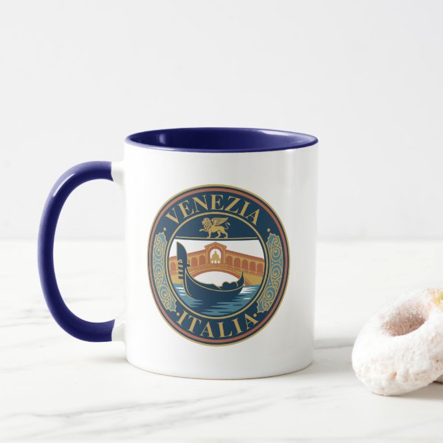 Venedig Italien Mugg (Med munk)