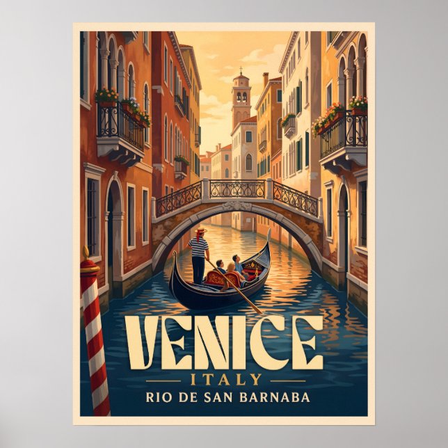 Venedig Italien Poster (Framsidan)