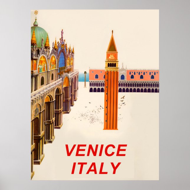 Venedig, Italien poster (Framsidan)
