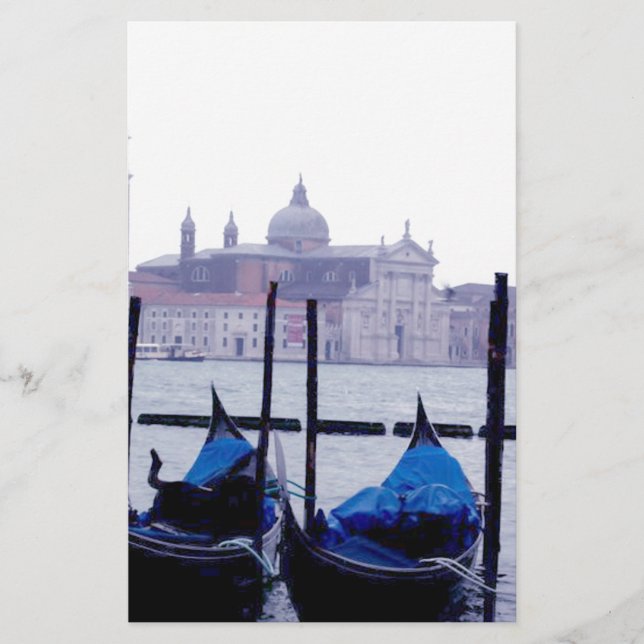 Venedig Italien Resa Brevpapper (Framsida)