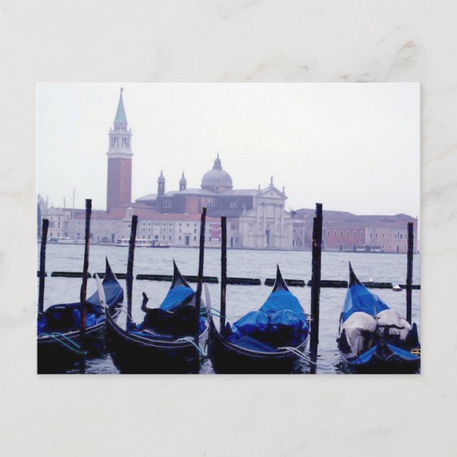 Venedig Italien Resa Vykort (Framsida)