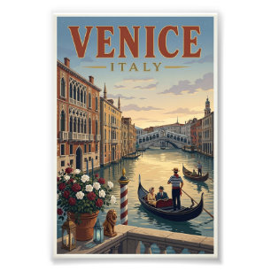 Venedig Italien Resaaffisch Fototryck