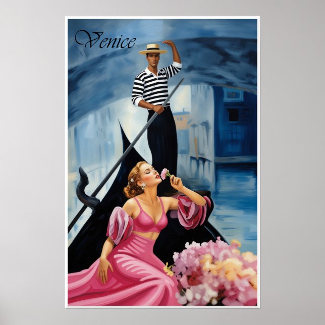 Venedig, Italien resaffisch Poster (Framsidan)
