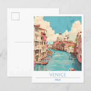 Venedig Italien Resemotiv Vykort