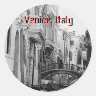 Venedig, Italien Runt Klistermärke