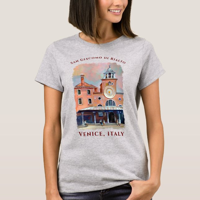 Venedig, Italien | San Giacométo T-Shirt (Framsida)