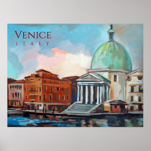 Venedig, Italien - San Simeone Piccolo Poster
