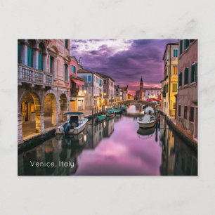 Venedig, Italien Scenia Canal & Venetian Architect Vykort