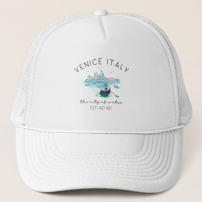 Venedig Italien Semester Souvenir Keps (Framsida)
