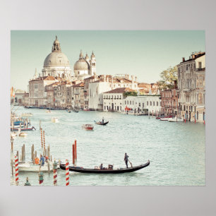 Venedig, Italien Storkanalen Poster